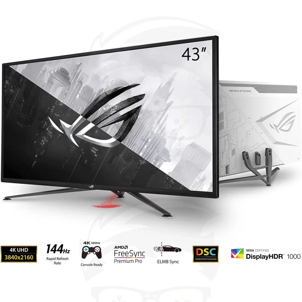 ASUS ROG Strix XG43UQ 43” 4K HDR 144Hz 1ms HDR HDMI 2.1 Sync & FreeSync™ ASUS ROG Strix XG43UQ 43” 4K HDR 144Hz 1ms HDR HDMI 2.1 Sync & FreeSync™